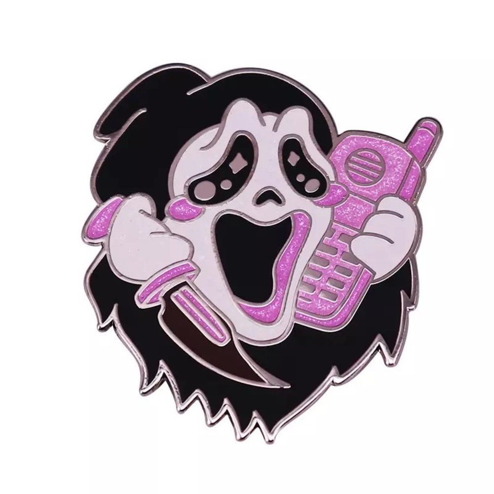 Classic Scream Horror Movie Enamel Pin